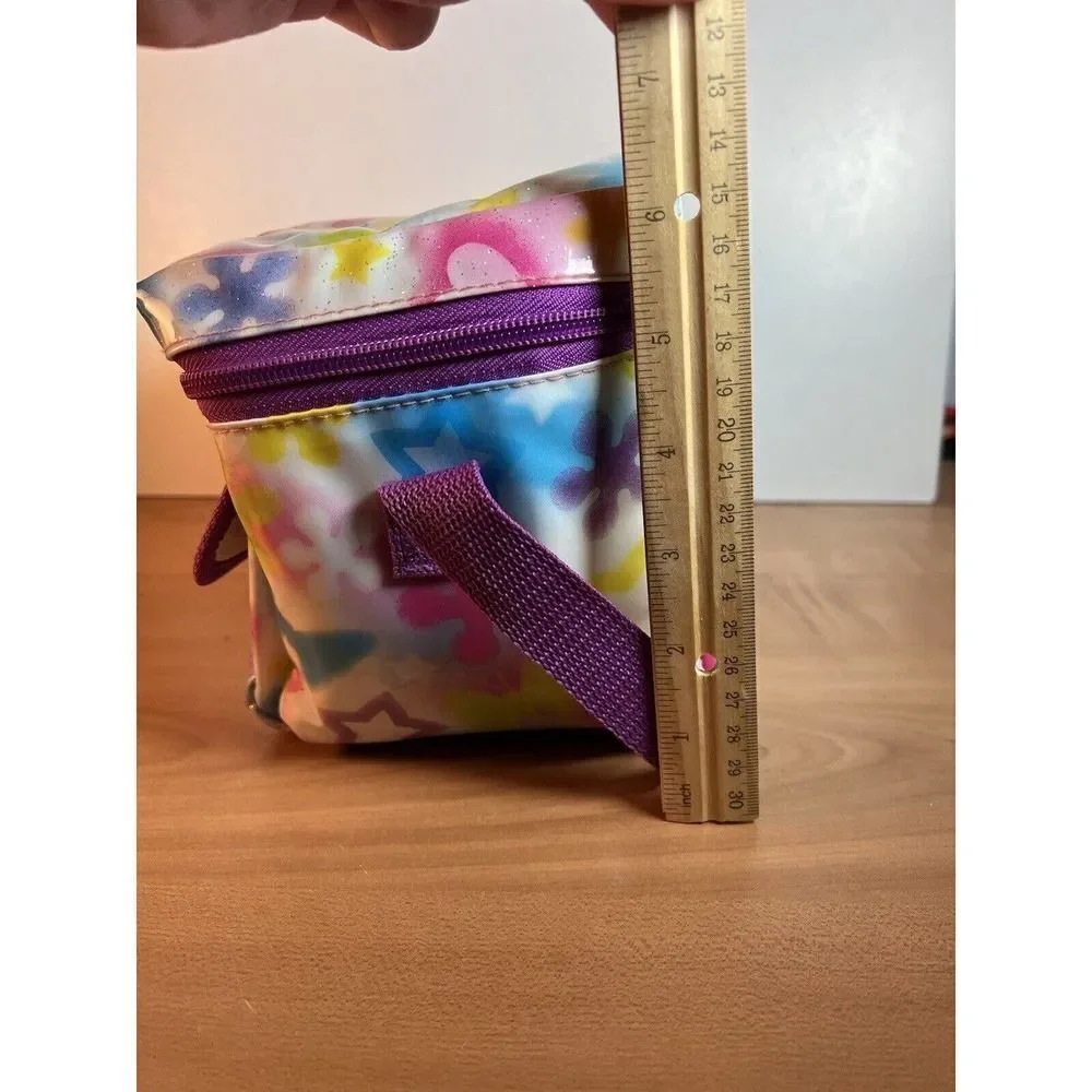 Lisa Frank Lunchbox Angel Girl With Cat Insulated Lunch Bag Strapped Rare